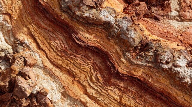 Abstract natural rock formation layers texture