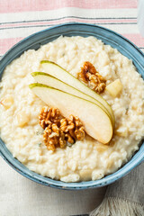 Risotto with Pears and Gorgonzola Cheese