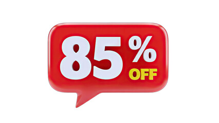 85% Off Discount Bubble - Sale Promotion