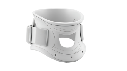 White Soft Cervical Collar Neck Support.