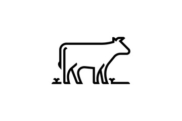 animal Logo Mark – Clean Minimal Geometric Design, Vector Illustration