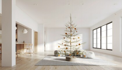Zero waste sustainable holiday decor concept with natural elements
