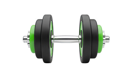 Fototapeta premium Dumbbell Isolated on White Background for Fitness and Exercise