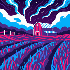 vector illustration of an abstract background with waves