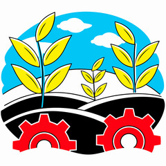 set of laurel wreaths