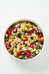 Greek Salad with Feta, Cherry Tomatoes and Olives
