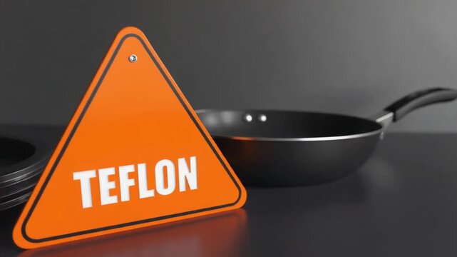 Teflon frying pan.