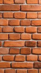 Obraz premium Rustic Aged Red Brick Seamless Texture Vintage Design Background, Weathered Red Brick Wall Pattern High Resolution Seamless Texture,