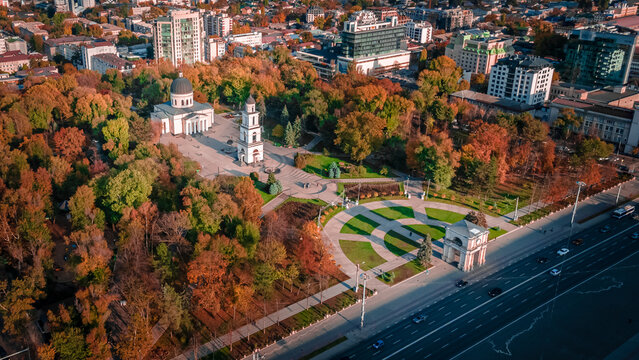 The Metropolis of Chisinau and All Moldova, is the largest church in the country, and one of the two main Orthodox churches in Moldova