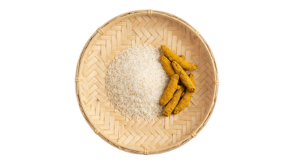 Pongal festival a close up of a beige and white circular object with a brown patch on it isolated on a neutral background with png background