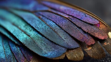 Intricate details of tropical object close-up