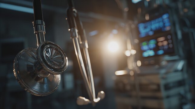 Advanced medical technology in hospitals providing doctor assistance - Powered by Adobe