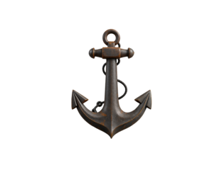 Rusty Metal Anchor