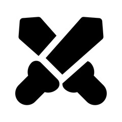 swords glyph icon