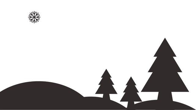 vector illustration of a christmas tree