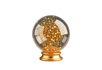 Golden Glitter Magic Sphere