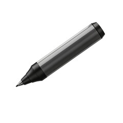 Realistic Black Marker Pen with Transparent Background