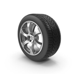Obraz premium wheel with black rim