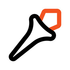 sceptre outline color icon