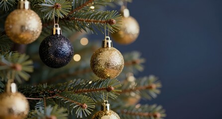 Sparkling Christmas Tree Decorations Festive Holiday Season