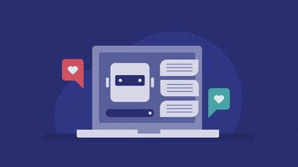 AI chatbot generating accurate answers for user query from large language model. AI answers solving problem of modern times.