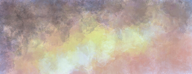 White yellow orange red and brown color abstract painting wallpaper