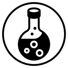 chemical glyph icon