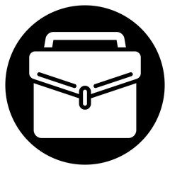 briefcase glyph icon