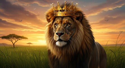 Golden Majesty at Sunset