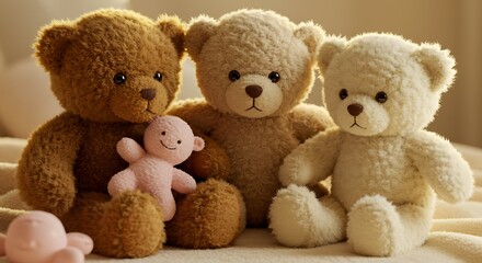 Three Bears and a Friend