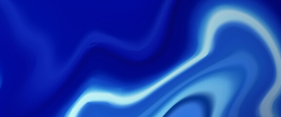 Obraz premium Abstract blue vector background with smooth flowing waves and soft gradients, creating a calm, modern, and dynamic look suitable for technology, corporate, and digital designs.