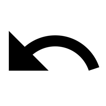 Directional Reversal: An arrow icon pointing backward, suggesting a change of course, a return, or a shift in direction. A visual symbol of backtracking or going back.