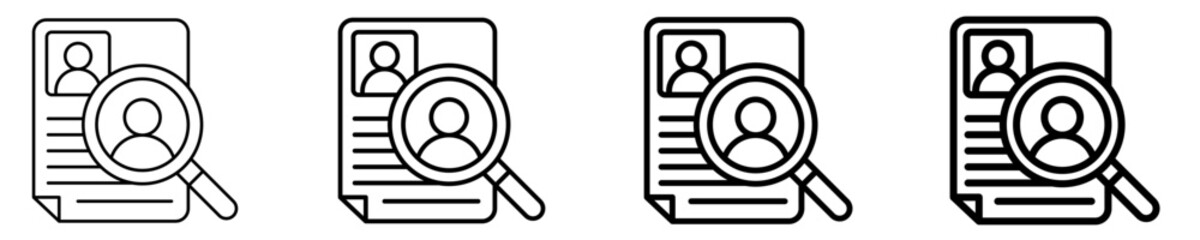 Search Icon Set Different Style Collection