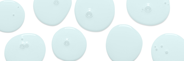 Cosmetic product for skin care. Shower gel or serum or moisturizer. Isolated on white