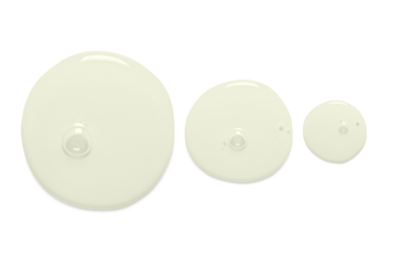 A sample of body serum or moisturizing gel or micellar water. Isolated on white