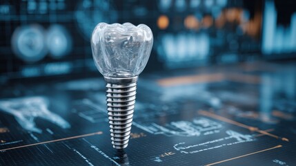 Tooth implant futuristic medical technology