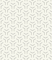 Vector seamless pattern. Modern stylish texture. Repeating geometric tiles with linear grid. Thin monochrome trellis. Trendy graphic design. Can be used as a swatch in illustrator.