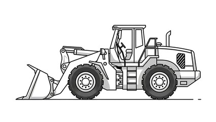 Heavy Duty Wheel Loader Machine