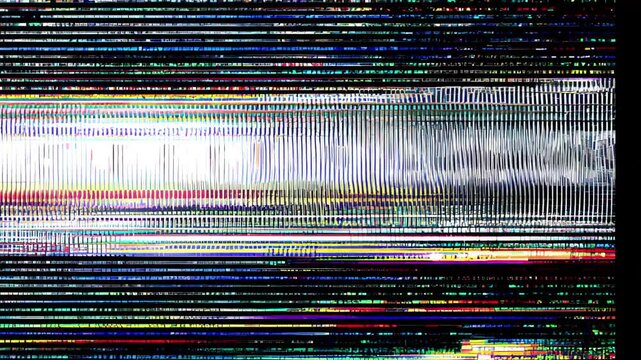 grunge noise and raw digital error effects, VHS color bars error screen glitch with CRT distortion,
Black and white grunge texture background animation, 4K CRT glitch texture RGB separation.