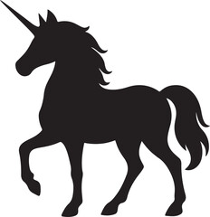Mystical Unicorn Silhouette