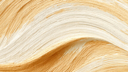 Naklejka premium Textured abstract cream waves in warm tones for artistic backgrounds