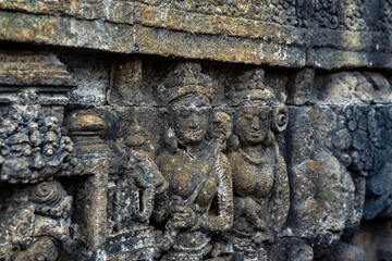 borobudur temple relief indonesia