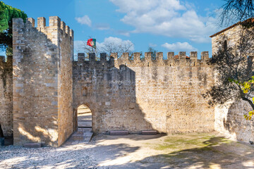São Jorge Castle, a historic fortress on top of the city's highest hill, with origins dating back...