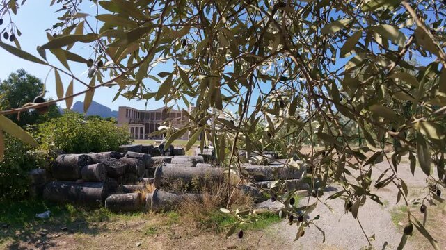 Sardis ancient city, the capital of Lydian civilization