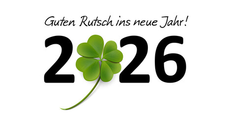 2026 Kleeblatt, Guten Rutsch ins neue Jahr!