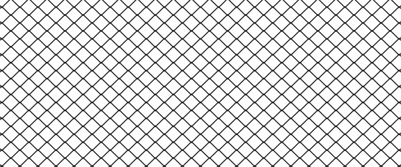 Naklejka premium Rabitz texture, Chain-link mesh fence, schematic illustration eps 10