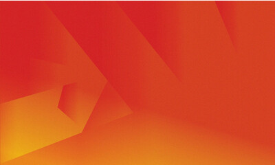 Yellow orange red abstract background for design. Geometric shapes. Triangles, squares, stripes, lines. Color gradient. Modern, futuristic. Light dark