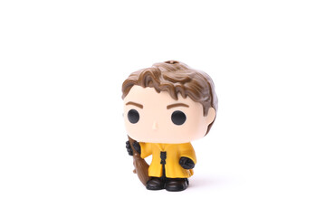 Obraz premium ODESSA, UKRAINE - MAY 30, 2024: Funko pop figure Cedric Diggory from the Harry Potter universe