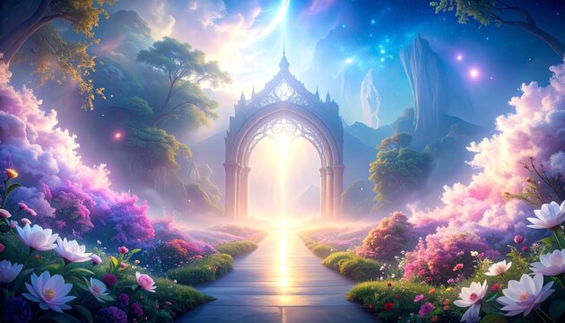 光の門へ続く幻想の花園3