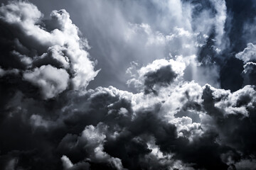 Dramatic Storm Clouds Background